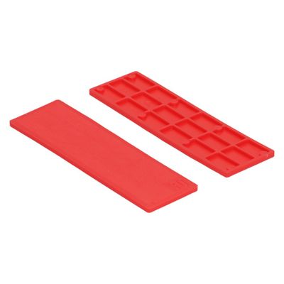 Beglazingsblokje 30X3mm rood (100st)