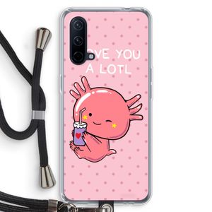 Love You A Lotl: OnePlus Nord CE 5G Transparant Hoesje met koord