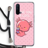 Love You A Lotl: OnePlus Nord CE 5G Transparant Hoesje met koord