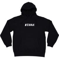 Tama TAMP001-L zwarte pullover hoodie met logo - thumbnail