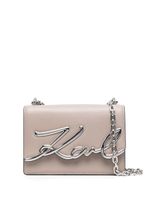 Karl Lagerfeld petit sac porté épaule K/Signature - Gris