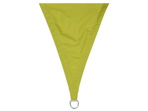 Perel schaduwdoek driehoekig 3,6 meter polyester lime