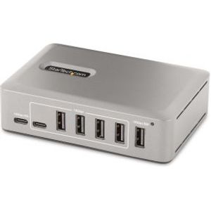 StarTech.com 10G8A2CS-USB-C-HUB interface hub USB 3.2 Gen 2 (3.1 Gen 2) Type-C 10000 Mbit/s Grijs