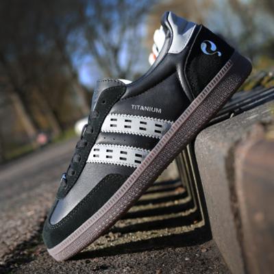 Heren Sneaker Titanium | Zwart/Lichtgrijs