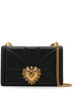 Dolce & Gabbana grand sac porté épaule matelassé Devotion - Noir