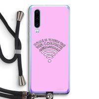 Home Is Where The Wifi Is: Huawei P30 Transparant Hoesje met koord