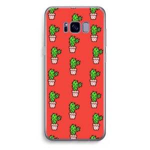 Mini cactus: Samsung Galaxy S8 Plus Transparant Hoesje