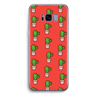 Mini cactus: Samsung Galaxy S8 Plus Transparant Hoesje