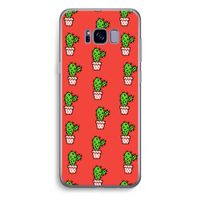 Mini cactus: Samsung Galaxy S8 Plus Transparant Hoesje