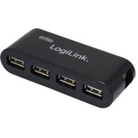 LogiLink UA0085 interface hub 480 Mbit/s Zwart - thumbnail