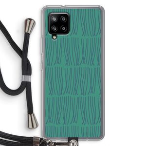 Swirls: Samsung Galaxy A42 5G Transparant Hoesje met koord
