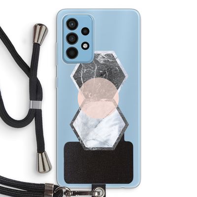 Creatieve toets: Samsung Galaxy A52 Transparant Hoesje met koord