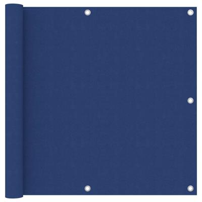 VidaXL Balkonscherm 90x500 cm oxford stof blauw