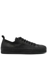 Ann Demeulemeester baskets en cuir - Noir