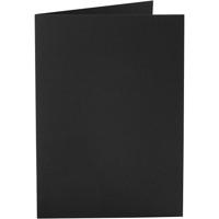 Creativ Company Kaarten, afmeting kaart 10,5x15 cm, 220 gr, zwart, 10 stuk/ 1 doos