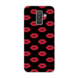 Lips: Samsung Galaxy A6 Plus (2018) Transparant Hoesje