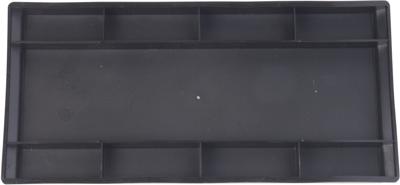 HAZET Bakje voor kleine onderdelen 162C-5 · L x B x H: 363 mm x 178 mm x 25 mm