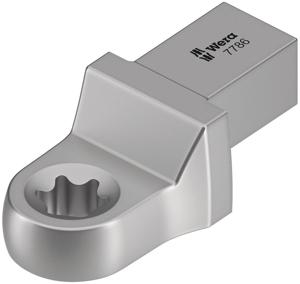 Wera 7786 Torque wrench end fitting Zilver
