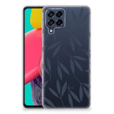 Samsung Galaxy M53 | TPU Case | Leaves Blue