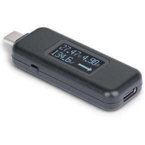 StarTech.com USB-C Power Tester, Digitale Multimeter, Bidirectionele Stroom- en Spanningsmeter, Tot