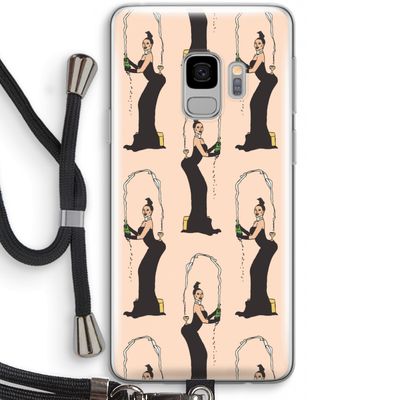 Pop Some Kim: Samsung Galaxy S9 Transparant Hoesje met koord