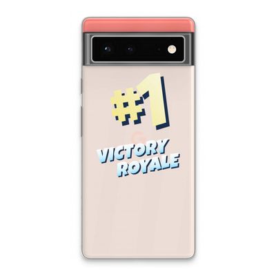 Victory Royale: Google Pixel 6 Transparant Hoesje