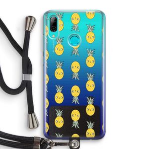 Ananas: Huawei P Smart (2019) Transparant Hoesje met koord