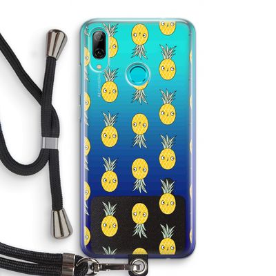 Ananas: Huawei P Smart (2019) Transparant Hoesje met koord
