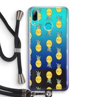 Ananas: Huawei P Smart (2019) Transparant Hoesje met koord
