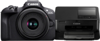 Canon EOS R100 + 18-45mm f/4.5-6.3 + SELPHY CP1500 Zwart - thumbnail