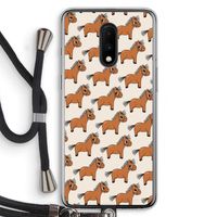Pony: OnePlus 7 Transparant Hoesje met koord