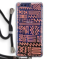 Marrakech Pink: Honor 9 Transparant Hoesje met koord