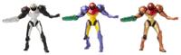 World of Nintendo Metroid Mini Figure 3-Pack Chozo Power Suits 6 cm