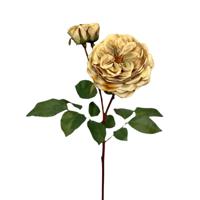 Roberts Collection Kunstbloem roos 55cm creme