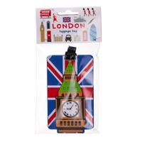 London Britse Vlag Big Ben PVC Kofferlabel