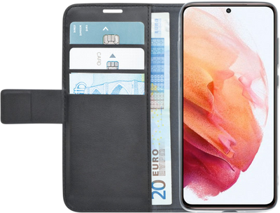 Azuri Wallet Samsung Galaxy S21 Book Case Zwart