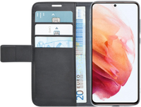 Azuri Wallet Samsung Galaxy S21 Book Case Zwart - thumbnail