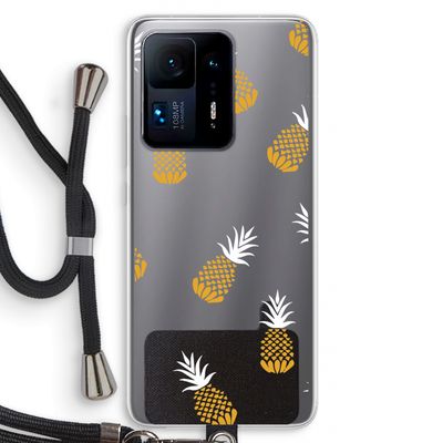 Ananasjes: Xiaomi Mi Mix 4 Transparant Hoesje met koord