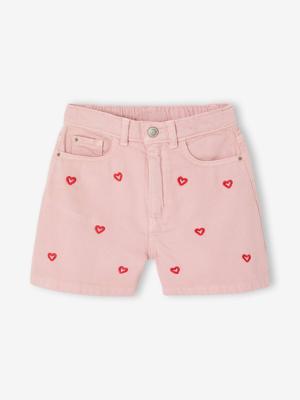 Geborduurde short voor meisjes rozen Geborduurde short voor meisjes rozen