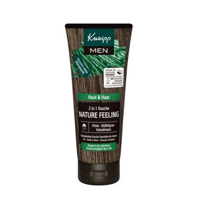 Kneipp Man Nature Feeling 2-in-1 Douche Gel Dennen-Buffelgras-Ijslands Mos 200ml