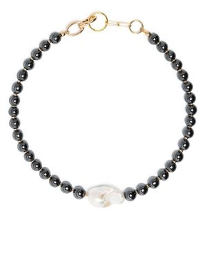 Atu Body Couture x Shir Fine Jewellery collier à perles - Gris