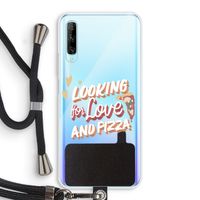 Pizza is the answer: Huawei P Smart Pro Transparant Hoesje met koord