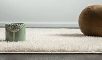 Hoogpolig Glanzend Vloerkleed Galaxy Crème-160 x 230 cm