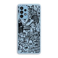 Vexx Black Mixtape: Samsung Galaxy A52 Transparant Hoesje