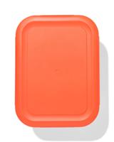 HEMA Lunchbox 19.8x14.8x8cm rood-beige