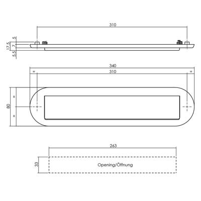 BRIEFPL. OVAAL RVS 1223400011