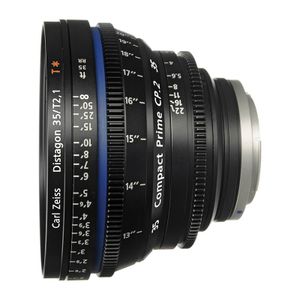 Zeiss Compact Prime CP.2 Distagon T* 35mm T2.1 Meters objectief Canon EF-vatting