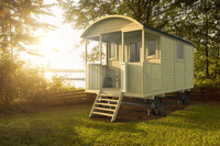 Tuindeco Paddy Circuswagen met veranda 480x240 cm- - Onbehandeld vurenhout- Tuindeco