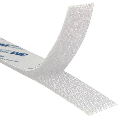 Quadrios 25CA530 Klittenband Om vast te plakken Haak- en lusdeel Wit per meter