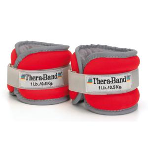 Theraband enkel & pols gewichtsmanchetten - rood